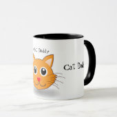 Cooler angesagter Katzen-Vati-stolzer Tasse (VorderseiteRechts)