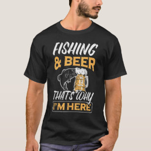 Cooler Angler  Angeln Und Bier Für Fischer T-Shirt
