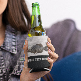 Cooler Angler mit maßgeschneiderten Rugbys Dosenkühler