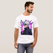 Cooler Anime-Charakter mit Sonnenbrille T-Shirt (Vorne ganz)
