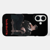 Cooler Anime-Mann im Anzug Handyhülle Case-Mate iPhone Hülle (Rückseite (Horizontal))