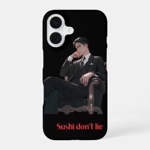 Cooler Anime-Mann im Anzug Handyhülle iPhone 16 Hülle
