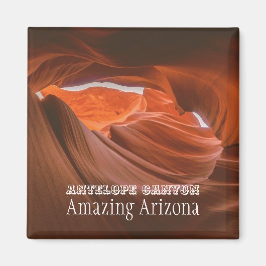 Cooler Antelope Canyon Arizona | Wüstental Magnet (Vorne)