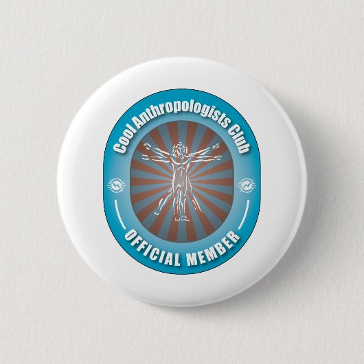 Cooler Anthropologen-Verein Button (Vorderseite)