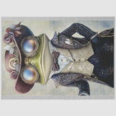 Cooler Anthropomorpher Steampunk Frog R5H Decoupag Seidenpapier (Vorderseite)