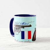 Cooler antiker Lebel französischer Tasse (Vorderseite Links)