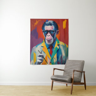 Cooler Ape Download NFT Art Download Cooles Apfe Wandteppich