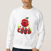 Cooler Apfel Sweatshirt (Vorderseite)