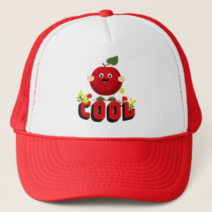 Cooler Apfel Truckerkappe