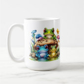 cooler Aquarellfrosch Kaffeetasse (Links)