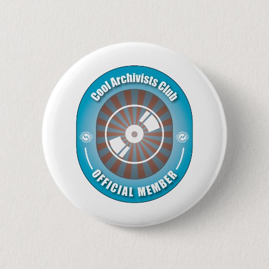 Cooler Archivar-Verein Button (Vorderseite)