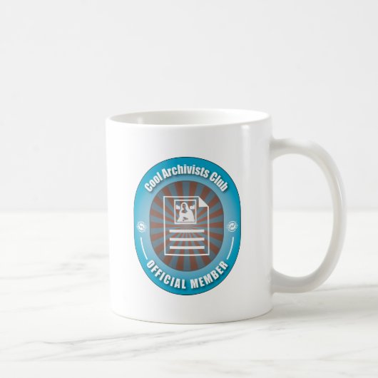 Cooler Archivar-Verein Kaffeetasse (Rechts)