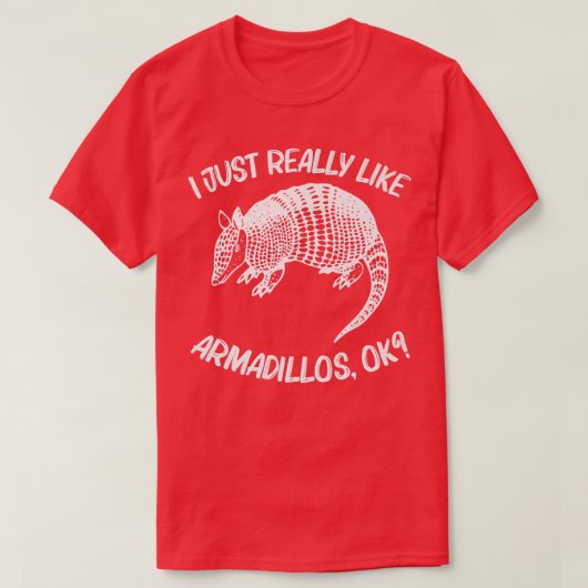 Cooler Armadillo für Männer - Frauen Riesenrosa-Fa T-Shirt (Design vorne)