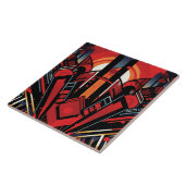 Cooler Art Deko Fliese (Seite)