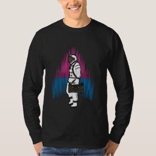 Cooler Astronaut-Boombox-Universeller Grafikraum T-Shirt