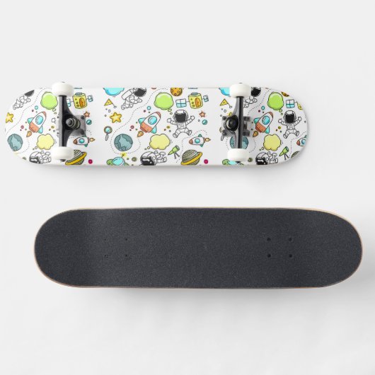Cooler Astronaut Skateboard (Horizontal)