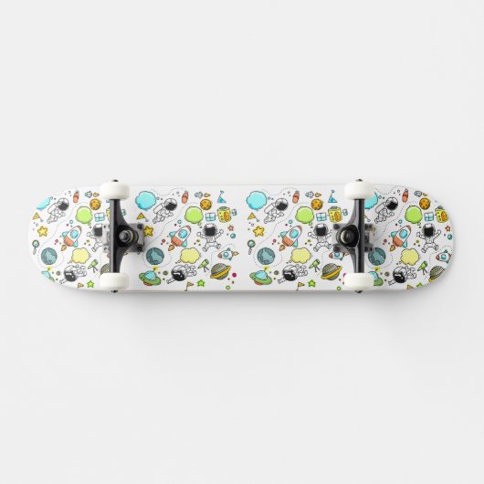 Cooler Astronaut Skateboard (Horizontal)