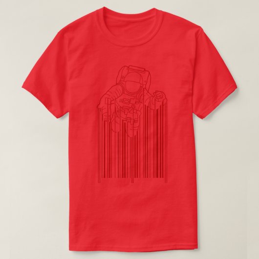 Cooler Astronaut Space T - Shirt (Design vorne)
