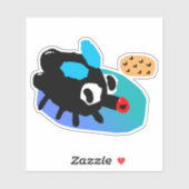 Cooler Aufkleber "Kiss" (Blatt)