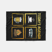 Cooler Aufstiegscampus Kunst für Männer Frauen Kar Fleecedecke (Vorderseite (Horizontal))