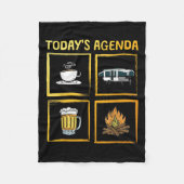 Cooler Aufstiegscampus Kunst für Männer Frauen Kar Fleecedecke (Vorderseite)