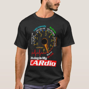 Cooler Autotyp Mädchen Auto Fahren Liebe Rennen He T-Shirt