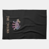 Cooler Aztec-Designhund Geschirrtuch (Horizontal)