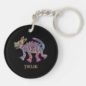 Cooler Aztec-Designhund Schlüsselanhänger (Rückseite)