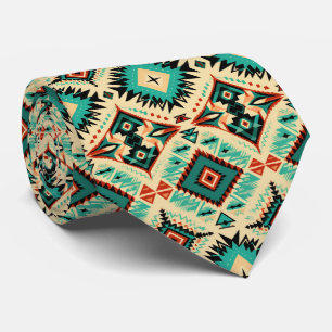 Cooler Aztec-Western-Fliesenhalsband Krawatte