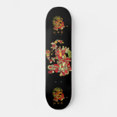 Cooler aztekischer Entwurf Skateboard (Vorderseite)