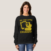 Cooler Bagger für Damen Sweatshirt (Vorne ganz)
