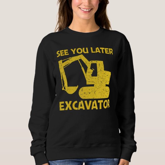 Cooler Bagger für Damen Sweatshirt (Vorderseite)