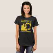 Cooler Bagger für Damen T-Shirt (Vorne ganz)