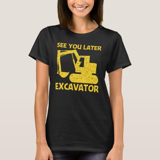 Cooler Bagger für Damen T-Shirt (Vorderseite)