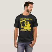 Cooler Bagger für Mädchen Mama Schweres Gerät Oper T-Shirt (Vorne ganz)
