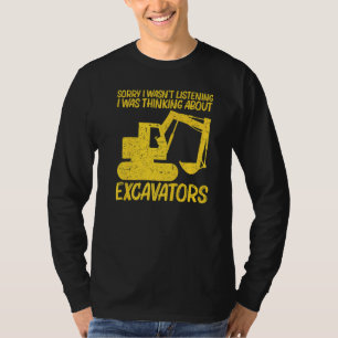 Cooler Bagger Für Männer Frauen Schwere Ausrüstung T-Shirt