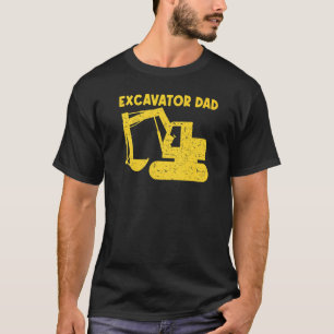 Cooler Bagger für Vater und Schwermaschinenbetreib T-Shirt