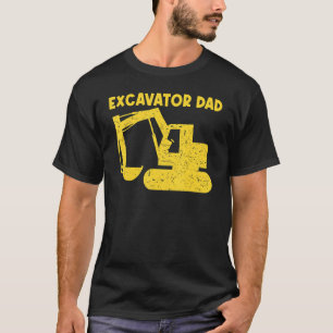 Cooler Bagger für Vater und Schwermaschinenbetreib T-Shirt