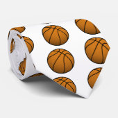 Cooler Ball des Basketball-und Gewohnheits-Sport-B Krawatte (Gerollt)
