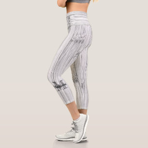 Cooler Bambusprint Monogram Capri Leggings