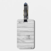 Cooler Bambusprint Monogram Gepäckanhänger (Rückseite vertikal)