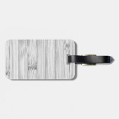Cooler Bambusprint Monogram Gepäckanhänger (Rückseite horizontal)