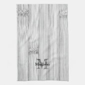 Cooler Bambusprint Monogram Geschirrtuch (Vertikal)