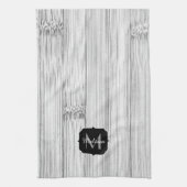 Cooler Bambusprint Monogram Geschirrtuch (Vertikal)