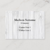 Cooler Bambusprint Monogram Visitenkarte (Rückseite)