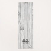 Cooler Bambusprint Monogram Yogamatte (Vorderseite)
