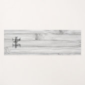 Cooler Bambusprint Monogram Yogamatte (Vorderseite (Horizontal))