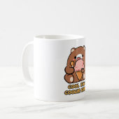 Cooler Bär, cooler Kegel Kaffeetasse (Vorderseite Links)