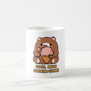 Cooler Bär, cooler Kegel Kaffeetasse