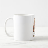 Cooler Bär, cooler Kegel Kaffeetasse (Links)